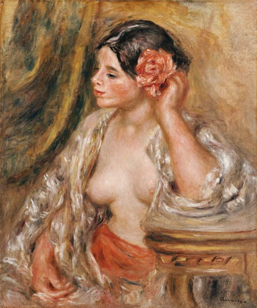 Gabrielle a su peinado – Pierre-Auguste Renoir Pierre-Auguste Renoir Master Apollon