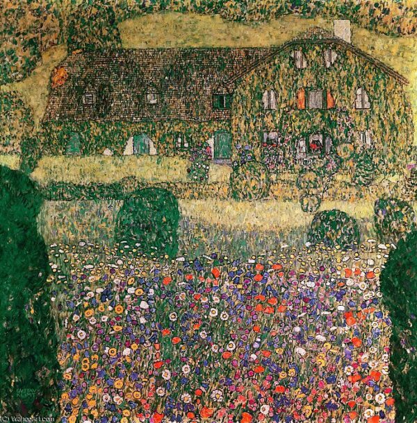 Casa de campo en el Attersee – Gustav Klimt Gustav Klimt Master Apollon