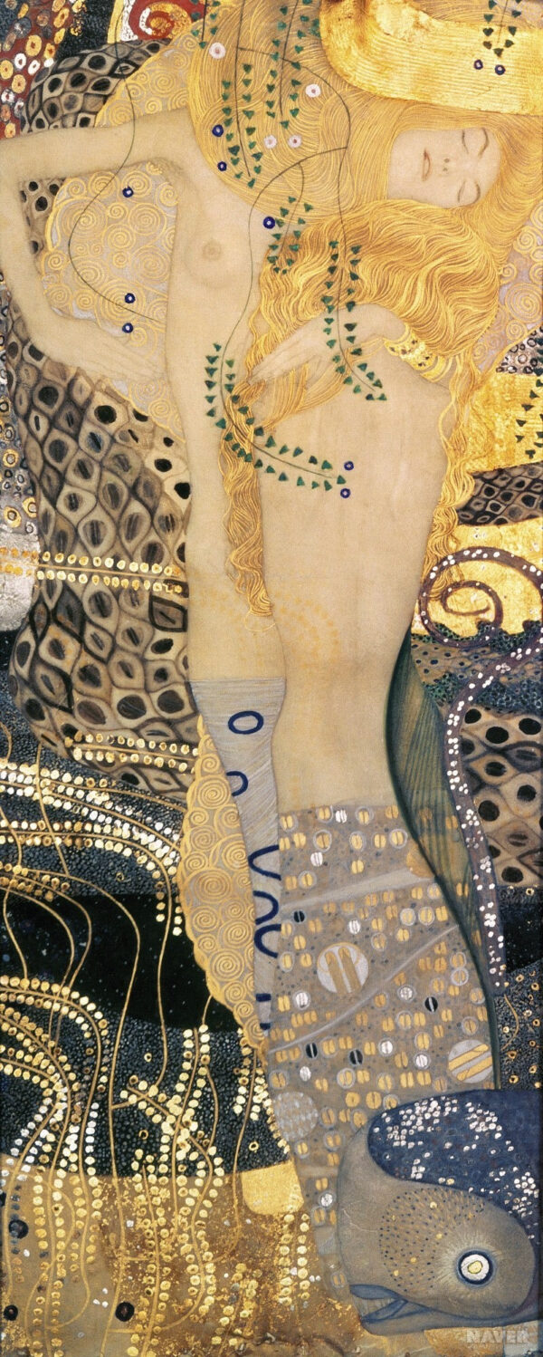 Serpiente de agua II – Gustav Klimt Cuadros populares Master Apollon