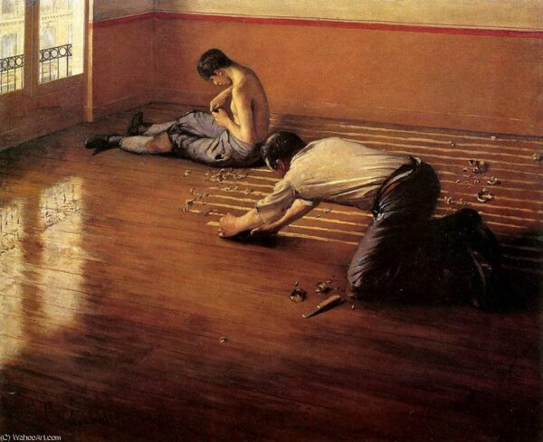 Los cepilladores de parquet de Caillebotte Gustave Caillebotte Master Apollon