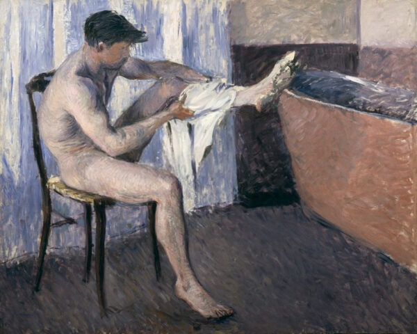 Hombre secándose la pierna – Caillebotte Gustave Caillebotte Master Apollon