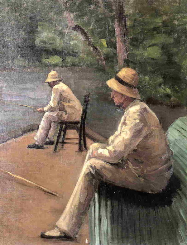 Pescadores en las orillas del Yerres – Caillebotte Gustave Caillebotte Master Apollon