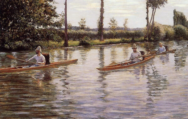 Périssoires sobre el Yerres – Caillebotte Gustave Caillebotte Master Apollon