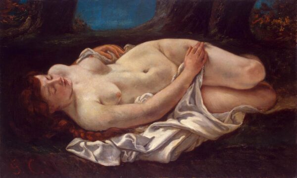 Mujer acostada – Gustave Courbet Gustave Courbet Master Apollon