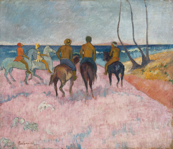 Caballero en la playa (Hiva Oa) – Paul Gauguin Paul Gauguin Master Apollon