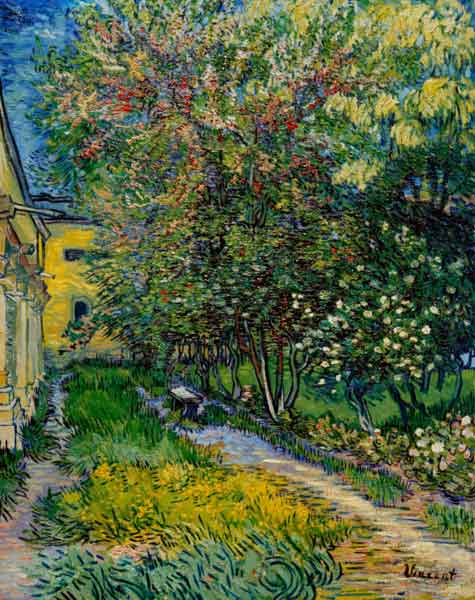 Jardín del hospital St-Rémy – Van Gogh Vincent Van Gogh Master Apollon