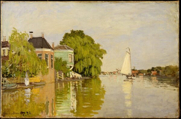 Casas en el Achterzaan – Claude Monet Claude Monet Master Apollon