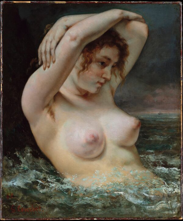 La mujer en la ola – Gustave Courbet Gustave Courbet Master Apollon