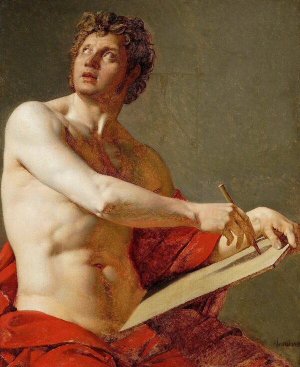 Estudio académico de un hombre desnudo – Jean-Auguste-Dominique Ingres Jean-Auguste-Dominique Ingres Master Apollon