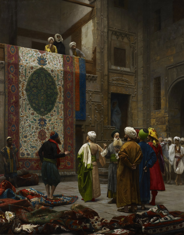 Marchand de tapices en El Cairo – Jean-Léon Gérôme Cuadros populares Master Apollon