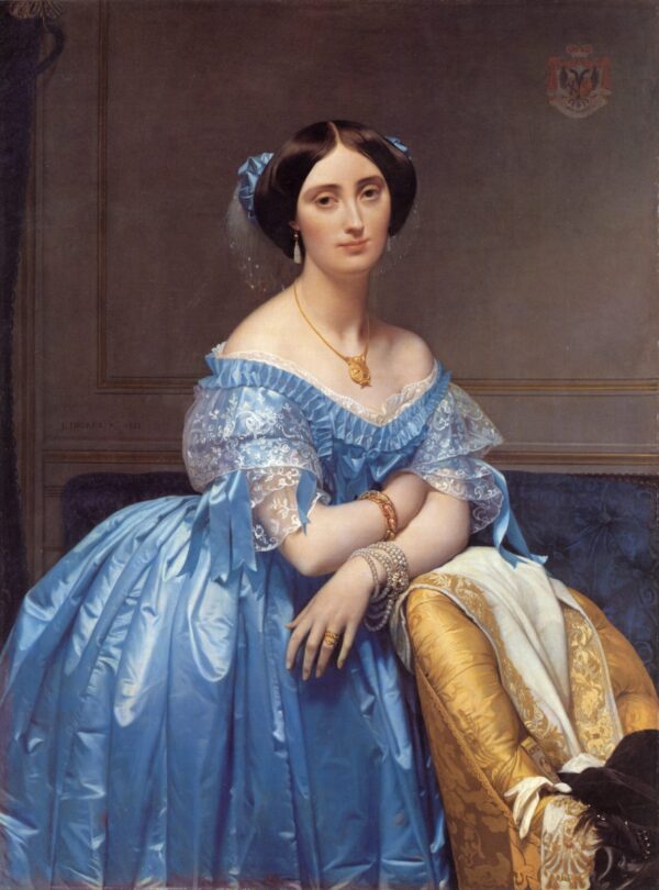 Retrato de la Princesa Albert de Broglie – Jean-Auguste-Dominique Ingres Jean-Auguste-Dominique Ingres Master Apollon