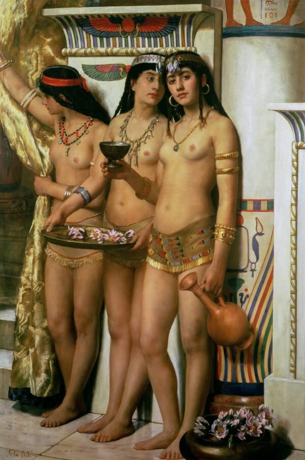 Las sirvientas de los faraones de John Collier John Collier Master Apollon