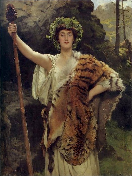 La sacerdotisa de Baco de John Collier John Collier Master Apollon