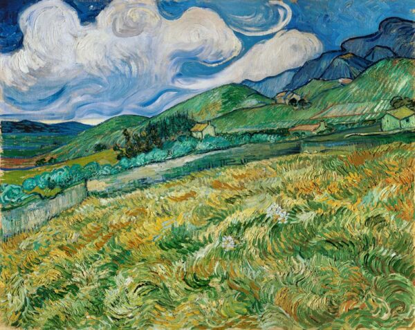 Paisaje de montaña detrás del hospital Saint-Paul – Van Gogh Vincent Van Gogh Master Apollon