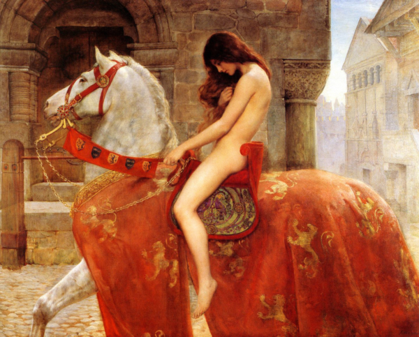 Lady Godiva de John Collier Cuadros populares Master Apollon