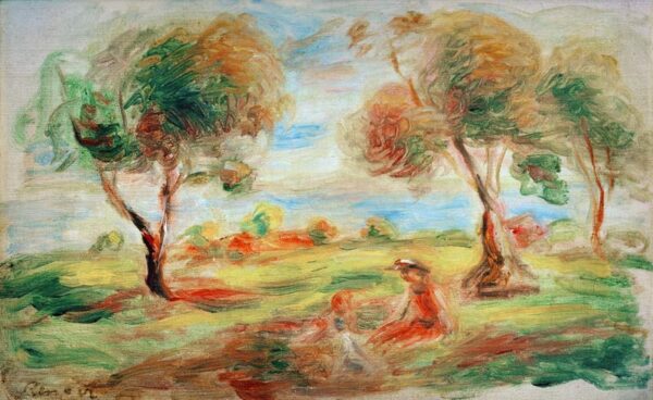 El paisaje cerca de Cagnes – Pierre-Auguste Renoir Pierre-Auguste Renoir Master Apollon