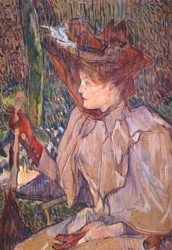 Mujer sentada con guantes – Toulouse Lautrec Henri de Toulouse-Lautrec Master Apollon