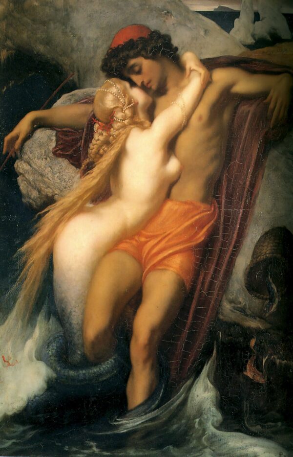 El Pescador y la Sirena – Frederic Leighton Frederic Leighton Master Apollon