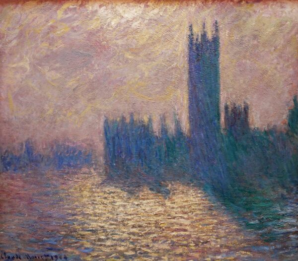 El Parlamento de Londres. Cielo de tormenta (W 1605) – Claude Monet Claude Monet Master Apollon