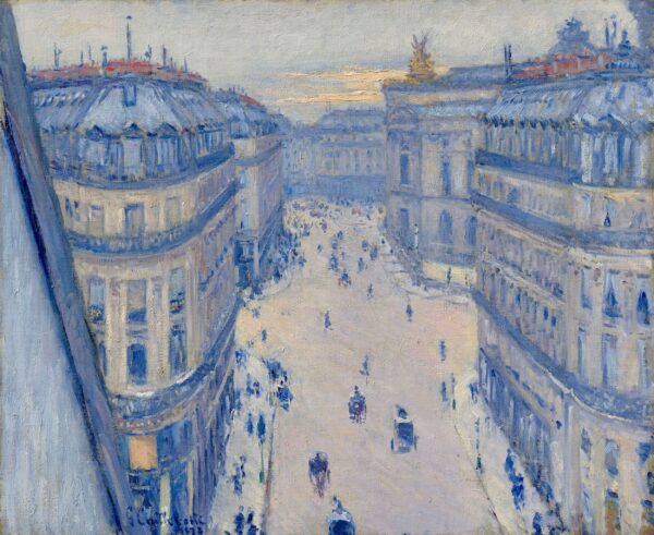 La calle Halévy vista desde el sexto piso – Caillebotte Gustave Caillebotte Master Apollon