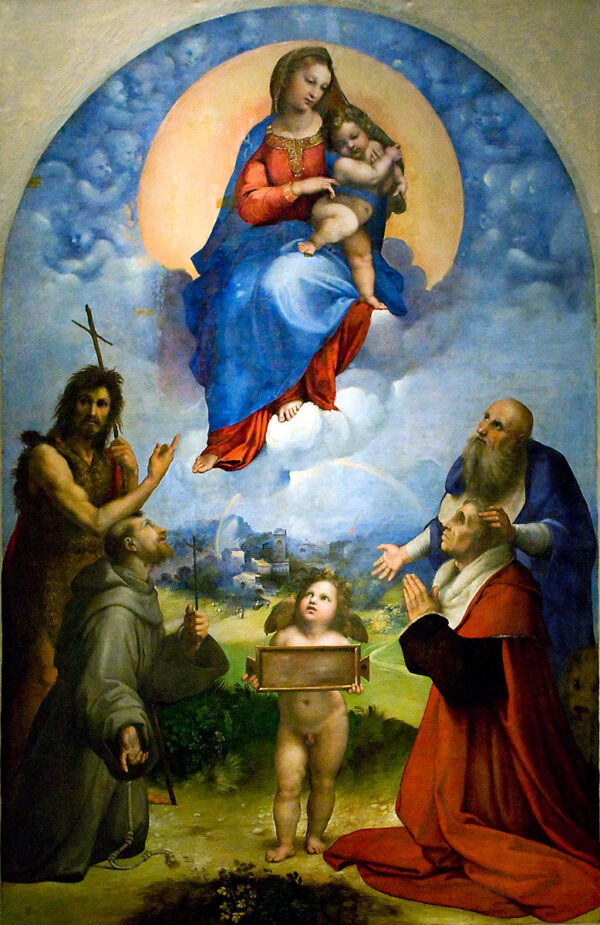 La Virgen de Foligno – Rafael (pintor) Rafael Sanzio Master Apollon