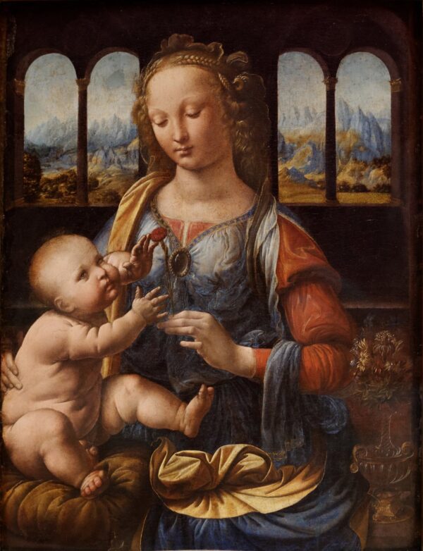 La Madonna del clavel – Leonardo da Vinci Leonardo da Vinci Master Apollon