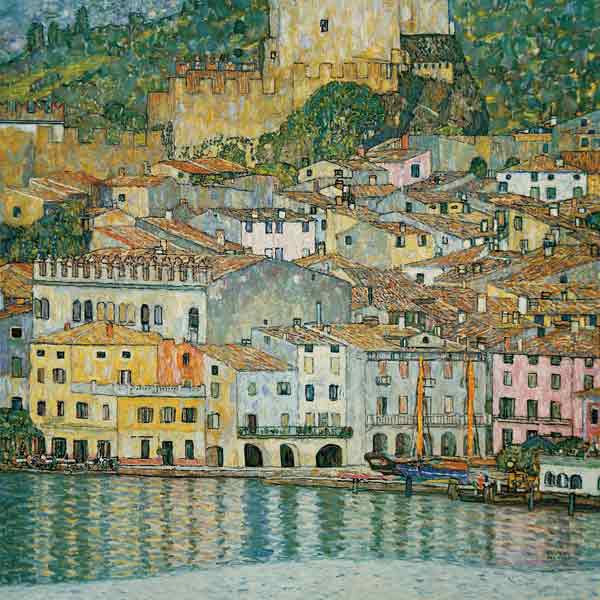 Malcesine en el lago de Garda – Gustav Klimt Gustav Klimt Master Apollon