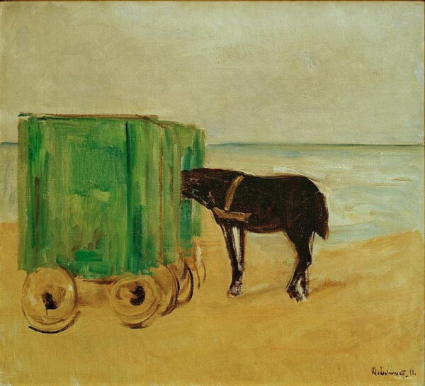 Carro de baño verde – Max Liebermann Max Liebermann Master Apollon