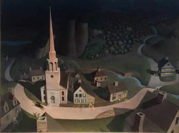 La cabalgata de medianoche de Paul Revere – Grant Wood Grant Wood Master Apollon