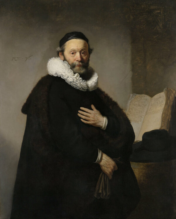 Retrato del ministro remonstrante Johannes Wtenbogaert – Rembrandt van Rijn Rembrandt van Rijn Master Apollon