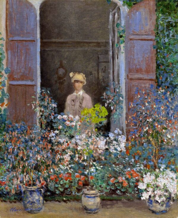 Camille Monet en su ventana, Argenteuil – Claude Monet Claude Monet Master Apollon