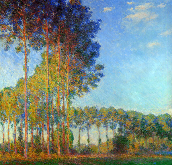 Álamos a la orilla del Epte, vista del pantano – Claude Monet Claude Monet Master Apollon