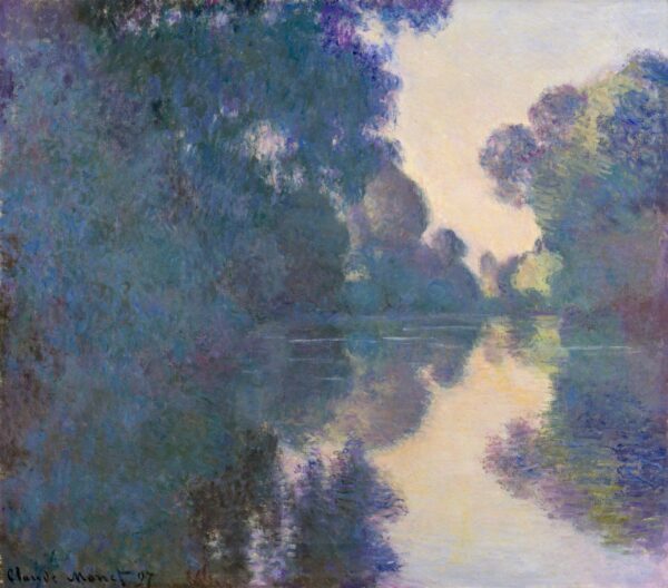 El Matin sobre el Sena, tiempo claro – Claude Monet Claude Monet Master Apollon