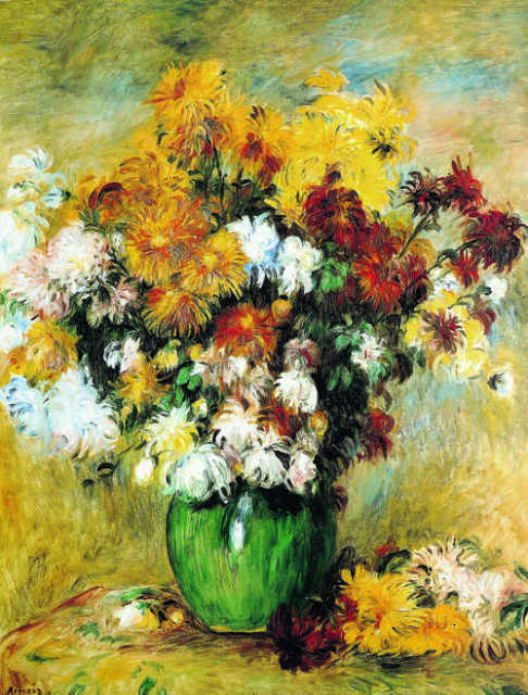 Flores en un jarrón – Pierre-Auguste Renoir Pierre-Auguste Renoir Master Apollon