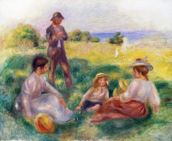 Fiesta en el campo en Berneval – Pierre-Auguste Renoir Pierre-Auguste Renoir Master Apollon