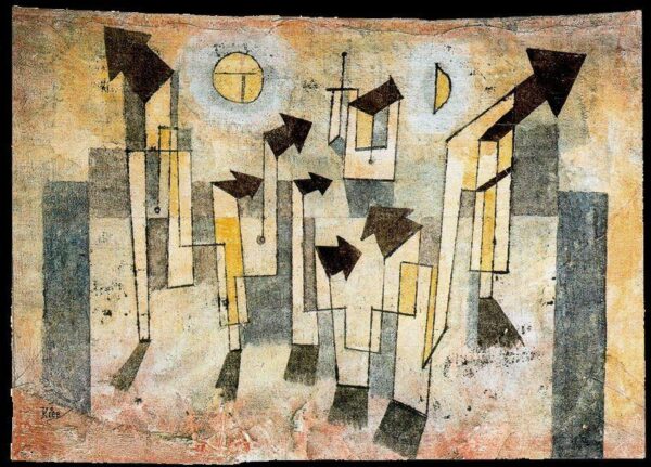 Pintura mural del templo de la nostalgia – Paul Klee Paul Klee Master Apollon