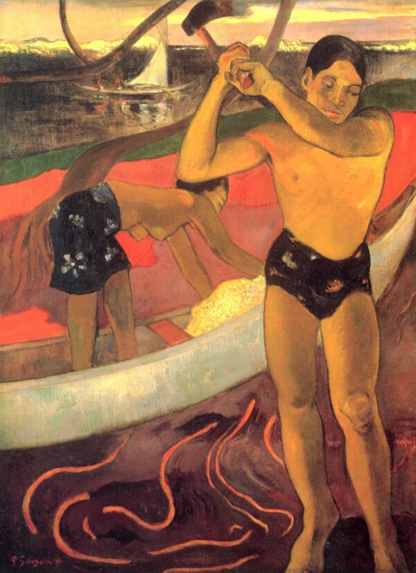 El hombre con el hacha – Paul Gauguin Paul Gauguin Master Apollon