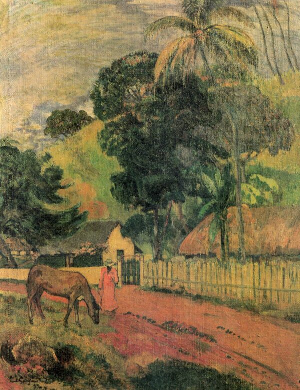 El caballo en el camino – Paul Gauguin Paul Gauguin Master Apollon