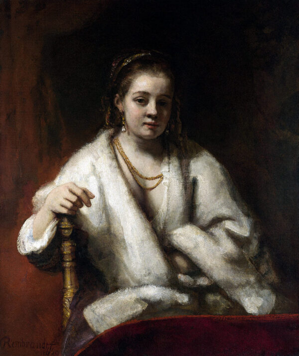 Retrato de Hendrickje Stoffels – Rembrandt van Rijn Rembrandt van Rijn Master Apollon