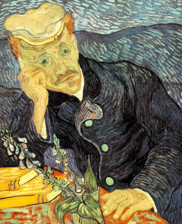 Retrato del doctor Gachet – Van Gogh Cuadros populares Master Apollon