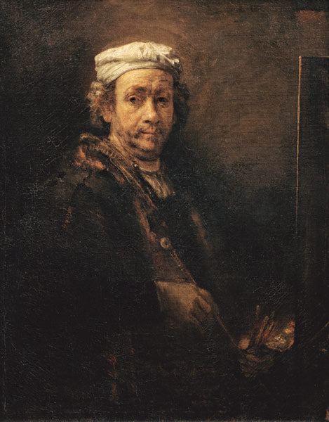 Autorretrato frente al caballete – Rembrandt van Rijn Rembrandt van Rijn Master Apollon