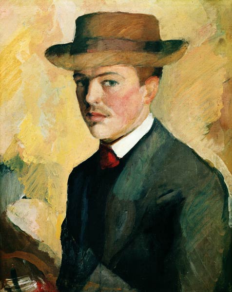 Autorretrato 1909 – August Macke August Macke Master Apollon