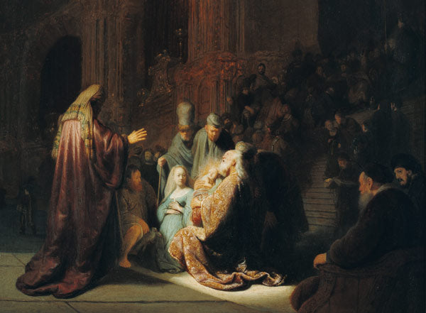 Simeón en el Templo – Rembrandt van Rijn Rembrandt van Rijn Master Apollon