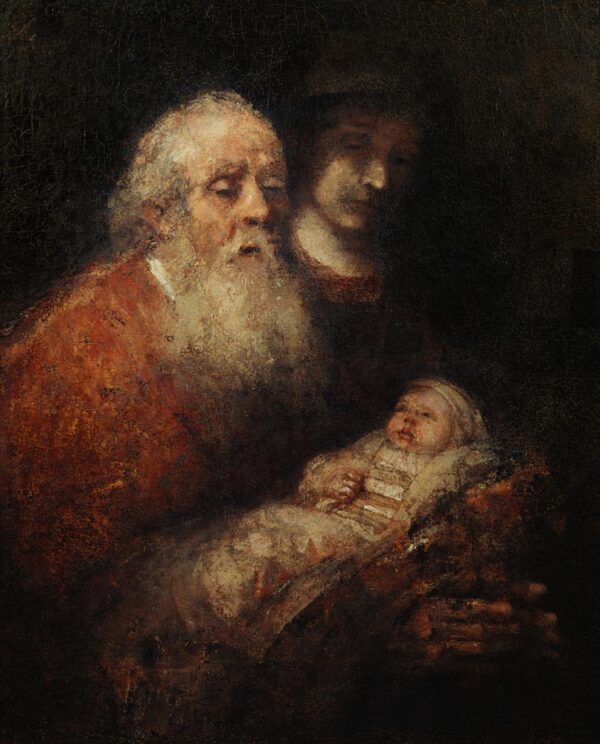 Simón con el niño Jesús – Rembrandt van Rijn Rembrandt van Rijn Master Apollon