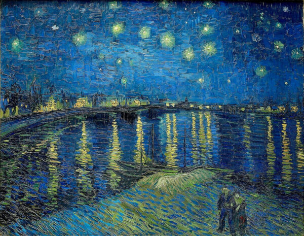 La Noche estrellada sobre el Ródano – Van Gogh Cuadros populares Master Apollon