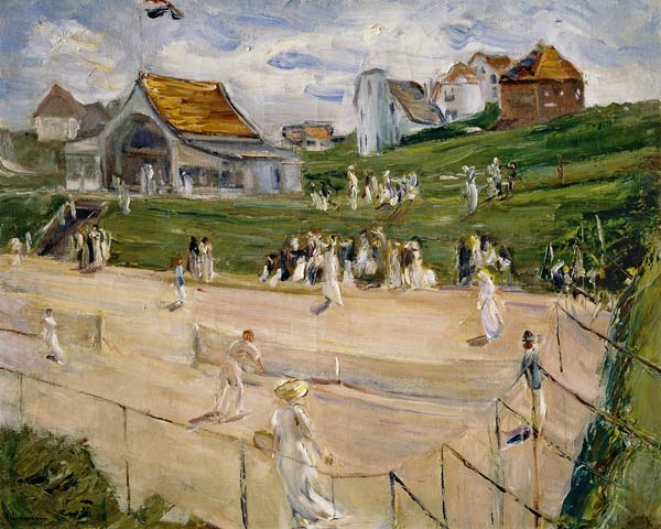 Cancha de tenis con jugadores en Noordwijk – Max Liebermann Max Liebermann Master Apollon