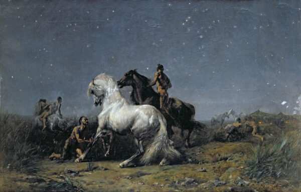 Los ladrones de caballos – Eugène Delacroix Eugène Delacroix Master Apollon