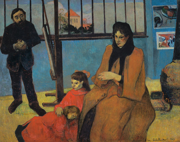 La familia Schuffenecker o el taller Schuffenecker – Paul Gauguin Paul Gauguin Master Apollon