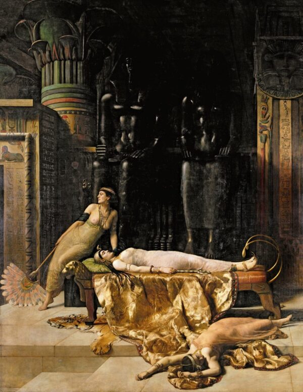 La muerte de Cleopatra de John Collier Cuadros populares Master Apollon