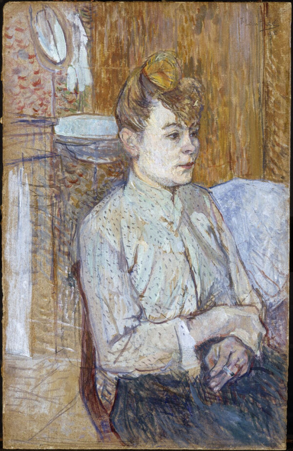 Mujer con un cigarrillo – Toulouse Lautrec Henri de Toulouse-Lautrec Master Apollon